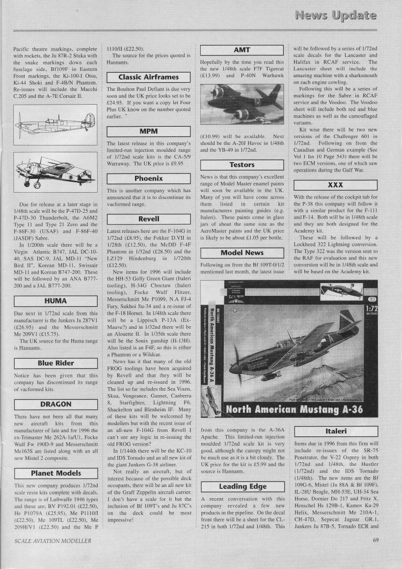 Scale Aviation Modeller International 1996-02